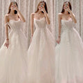 Three-way Sparkle Corset Ball Gown Wedding Dress